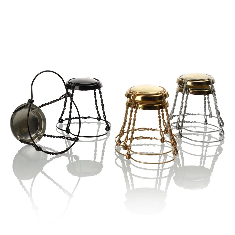 Champagne Cork Wirehood Wire Cage