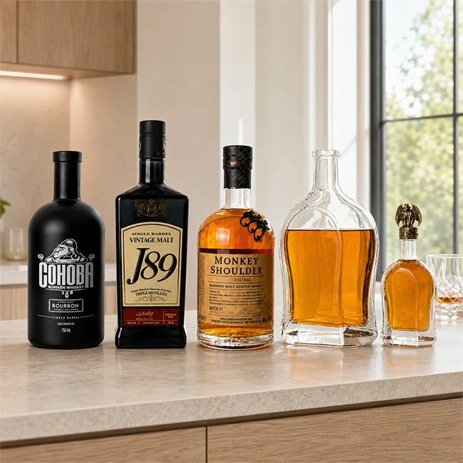 Whisky en whiskyflessen