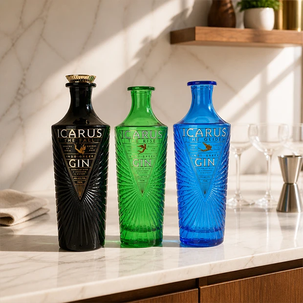 Gin-flessen