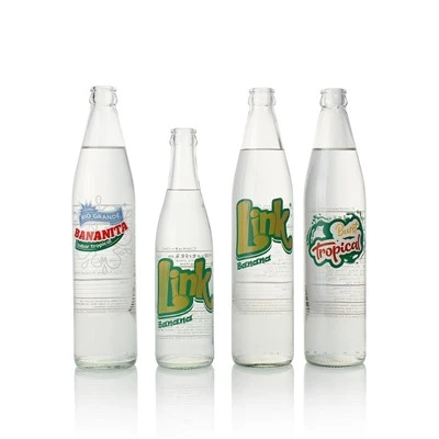 Glazen drankflessen