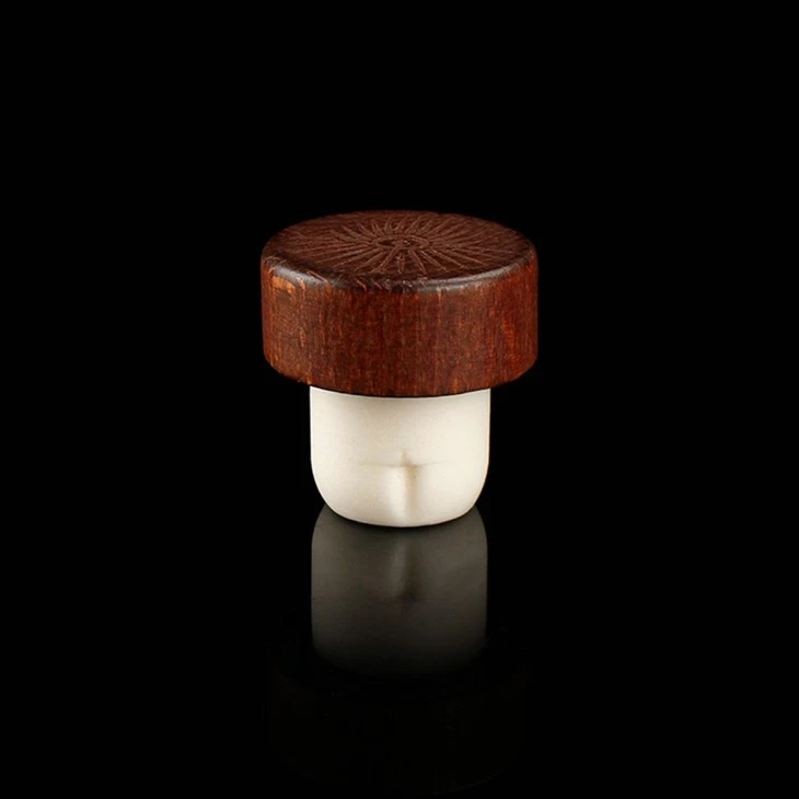 T-shape Wooden Top Bottle Cork suppliers
