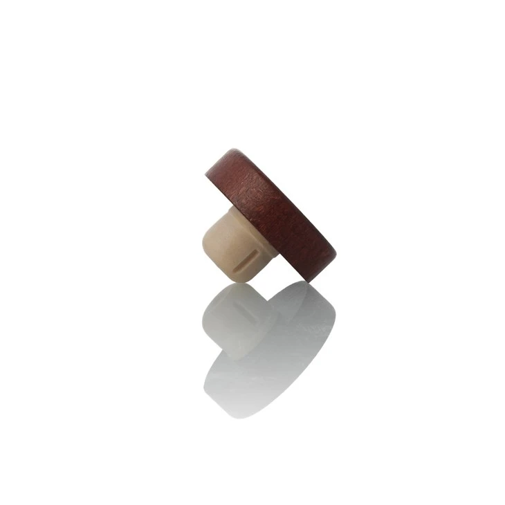 Kurkstopper met houten bovenkant